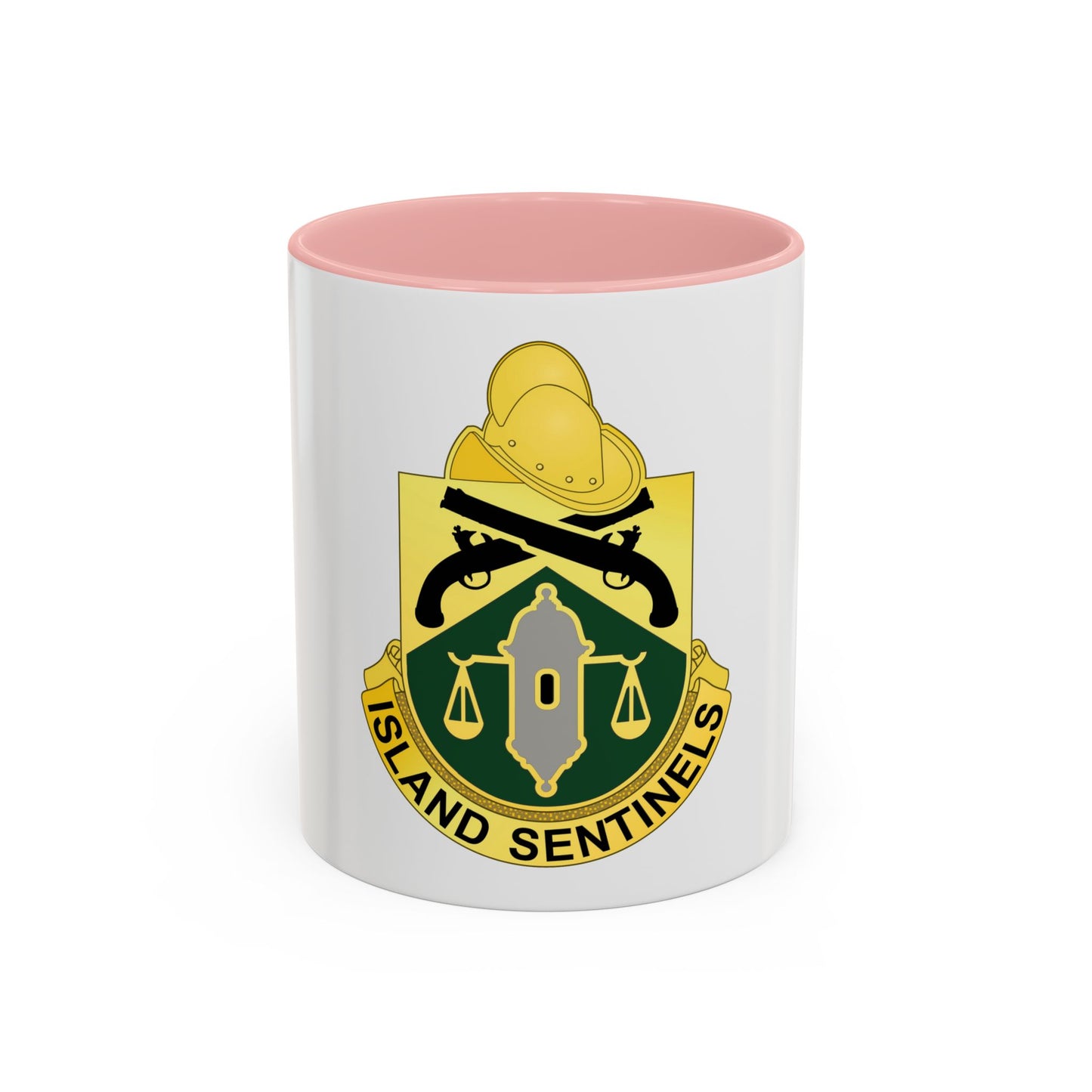 124 Military Police Battalion (U.S. Army) Accent Coffee Mug