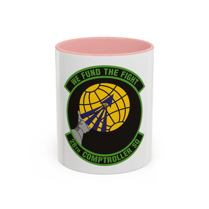 28th Comptroller Squadron (U.S. Air Force) Accent Coffee Mug