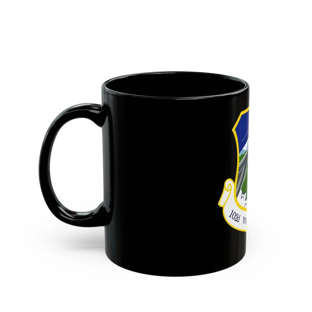 1014px 102nd Intelligence Wing emblem (U.S. Air Force) Black Coffee Mug-Go Mug Yourself