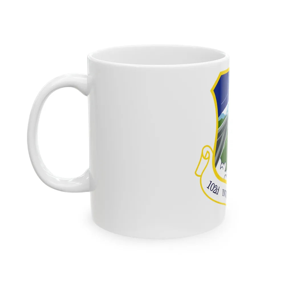 1014px 102nd Intelligence Wing emblem (U.S. Air Force) White Coffee Mug-Go Mug Yourself