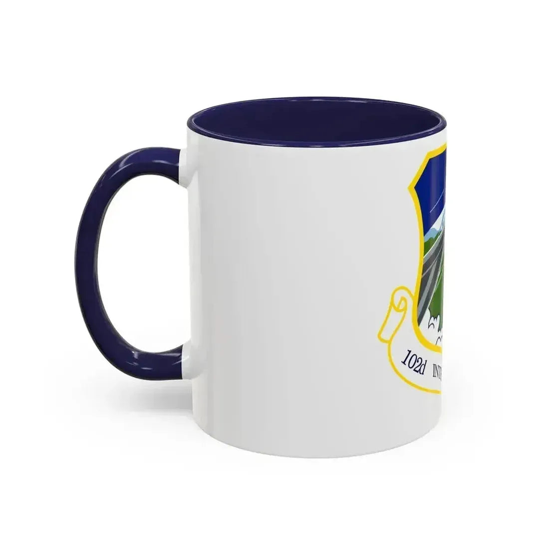 1014px 102nd Intelligence Wing emblem (U.S. Air Force) Accent Coffee Mug - Go Mug Yourself