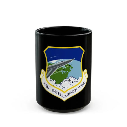 1014px 102nd Intelligence Wing emblem (U.S. Air Force) Black Coffee Mug 15oz - Go Mug Yourself