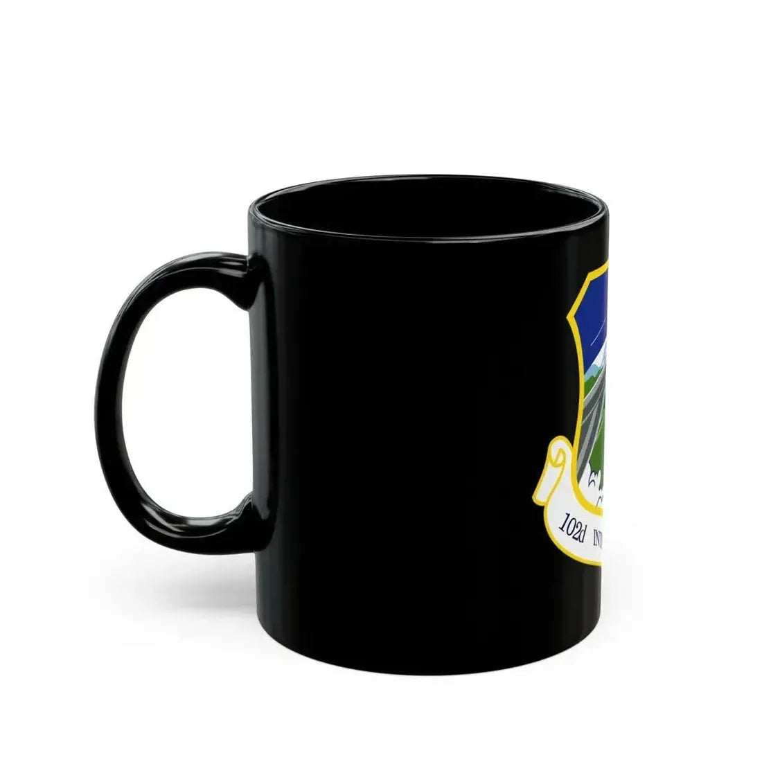 1014px 102nd Intelligence Wing emblem (U.S. Air Force) Black Coffee Mug - Go Mug Yourself