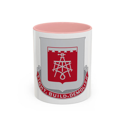 330 Engineer Battalion (U.S. Army) Accent Coffee Mug
