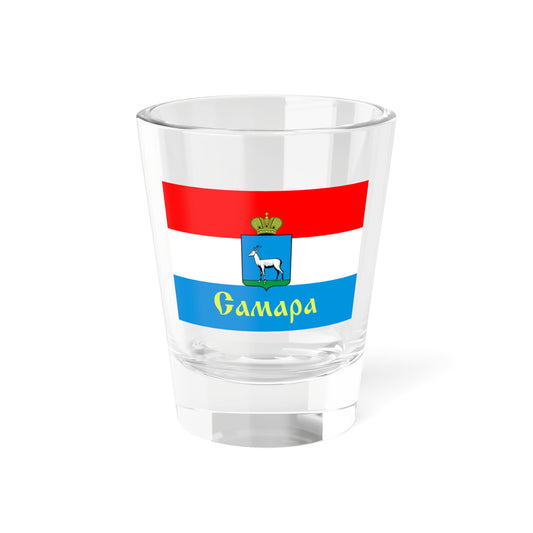 Flag of Samara Russia - Shot Glass 1.5oz