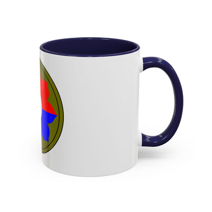 9th Infantry Division patch (U.S. Army) Accent Coffee Mug