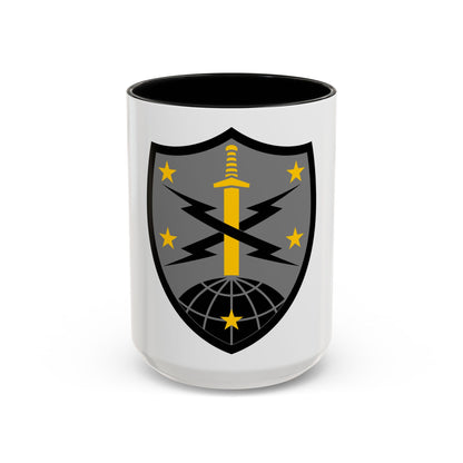 91 Cyber Brigade 2 (U.S. Army) Accent Coffee Mug
