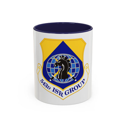 543 Intelligence Surveillance and Reconnaissance Group AFISRA (U.S. Air Force) Accent Coffee Mug