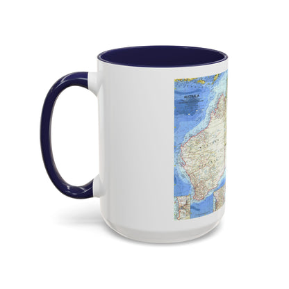Australia (1963) (Map) Accent Coffee Mug