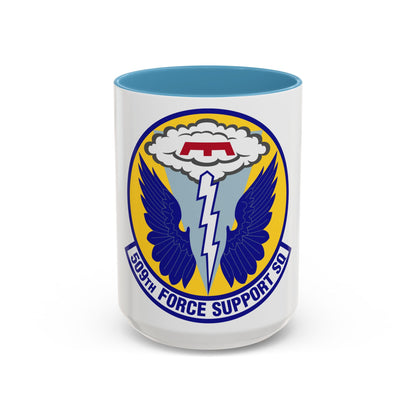 509th Force Support Squadron (U.S. Air Force) Accent Coffee Mug