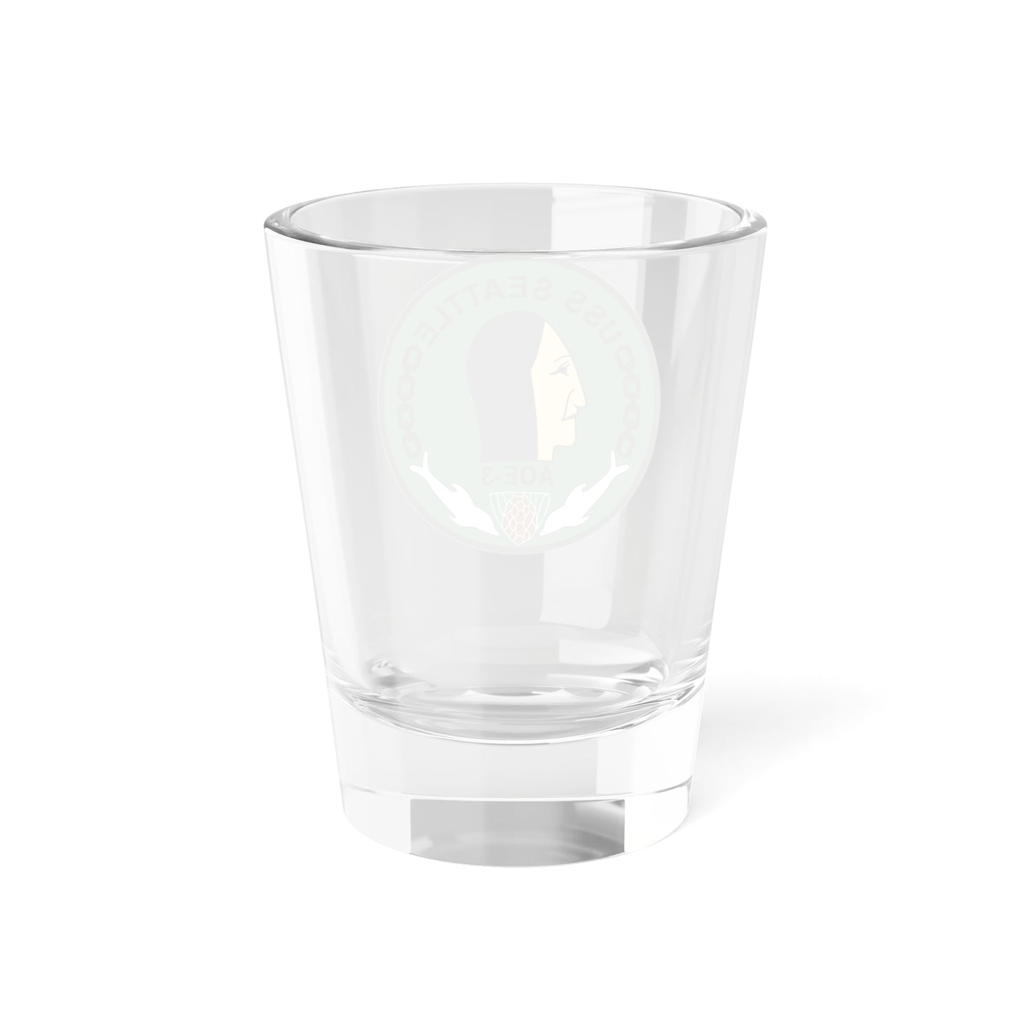 USS Seattle AOE 3 (U.S. Navy) Shot Glass 1.5oz