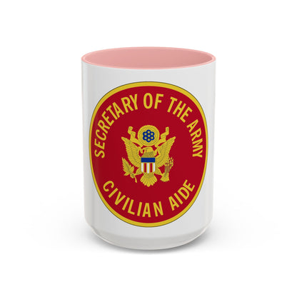 Civilian Aide to the Secretary of the (U.S. Army) Accent Coffee Mug