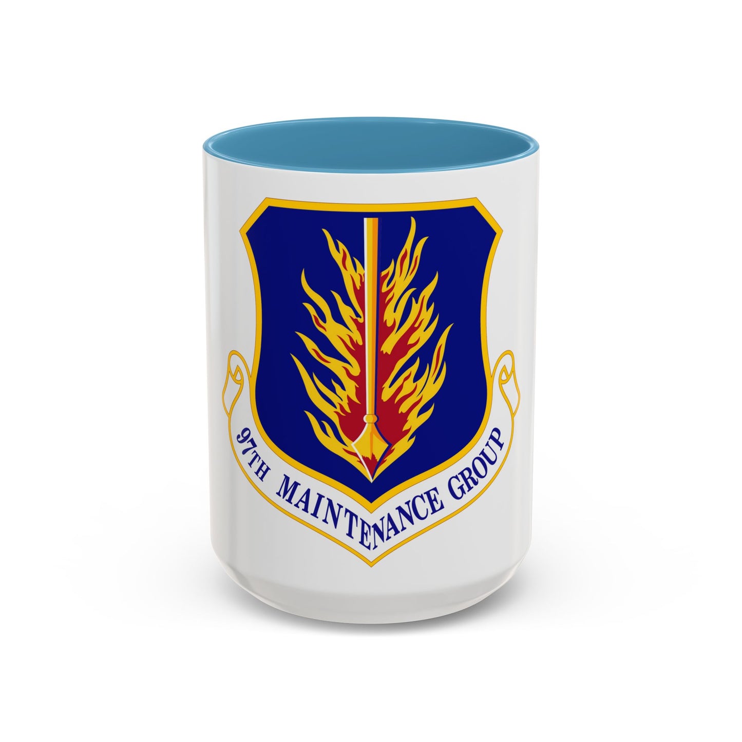 97 Maintenance Group AETC (U.S. Air Force) Accent Coffee Mug