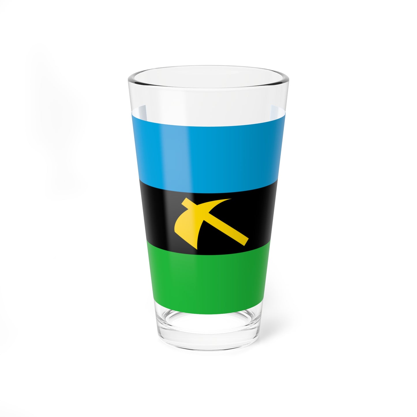 Flag of Afro-Shirazi party (Tanzania) Pint Glass 16oz