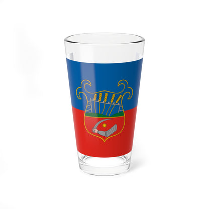 Flag of Szabadbattyan (Hungary) Pint Glass 16oz