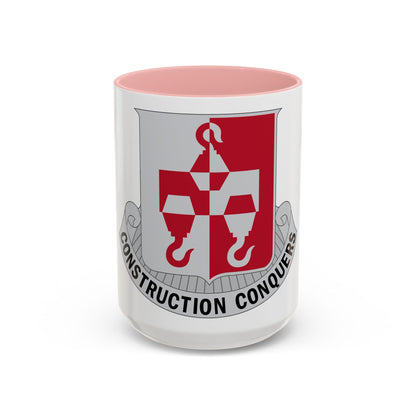 244 Engineer Battalion (U.S. Army) Accent Coffee Mug