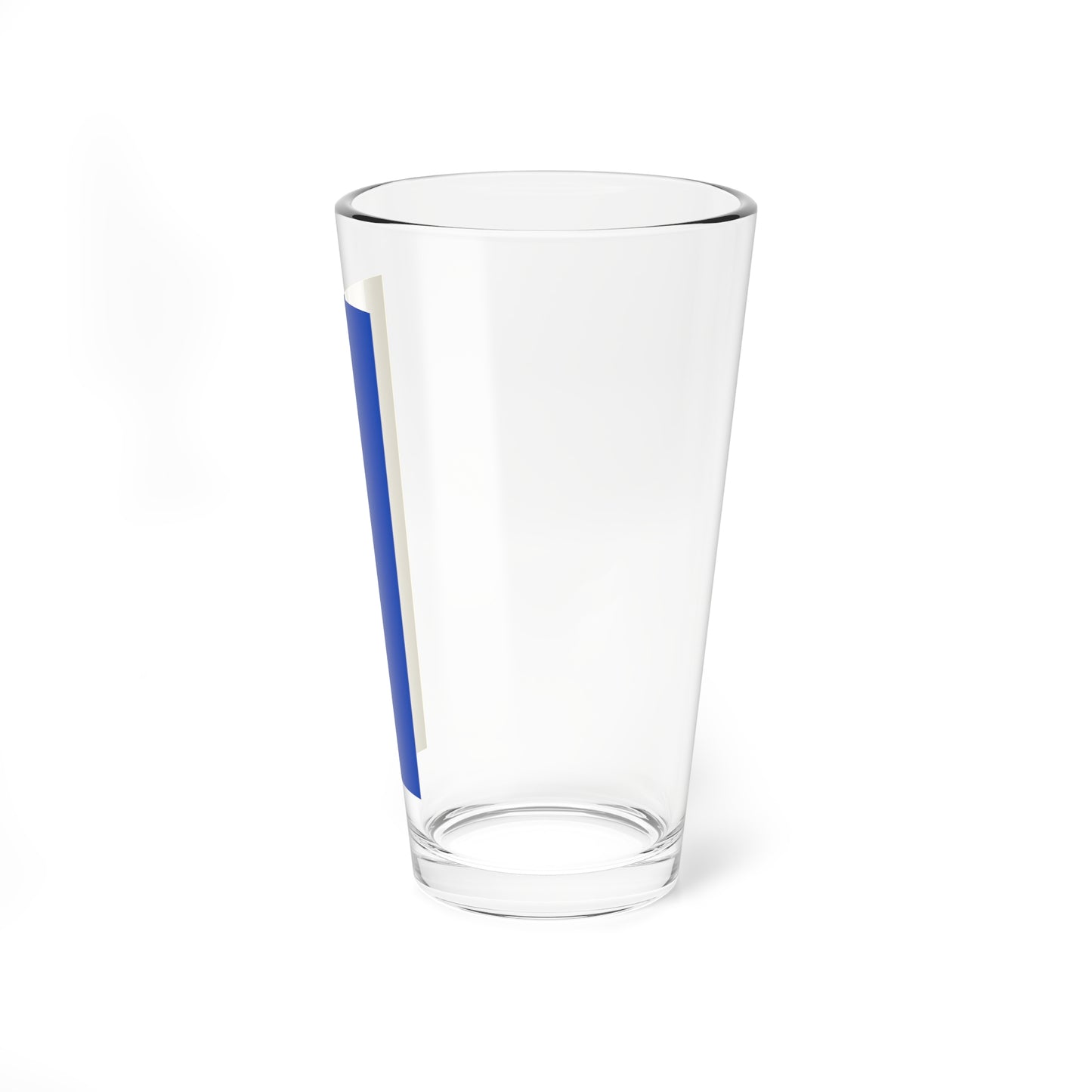 Flag yellow blue 2x5 (Germany) Pint Glass 16oz