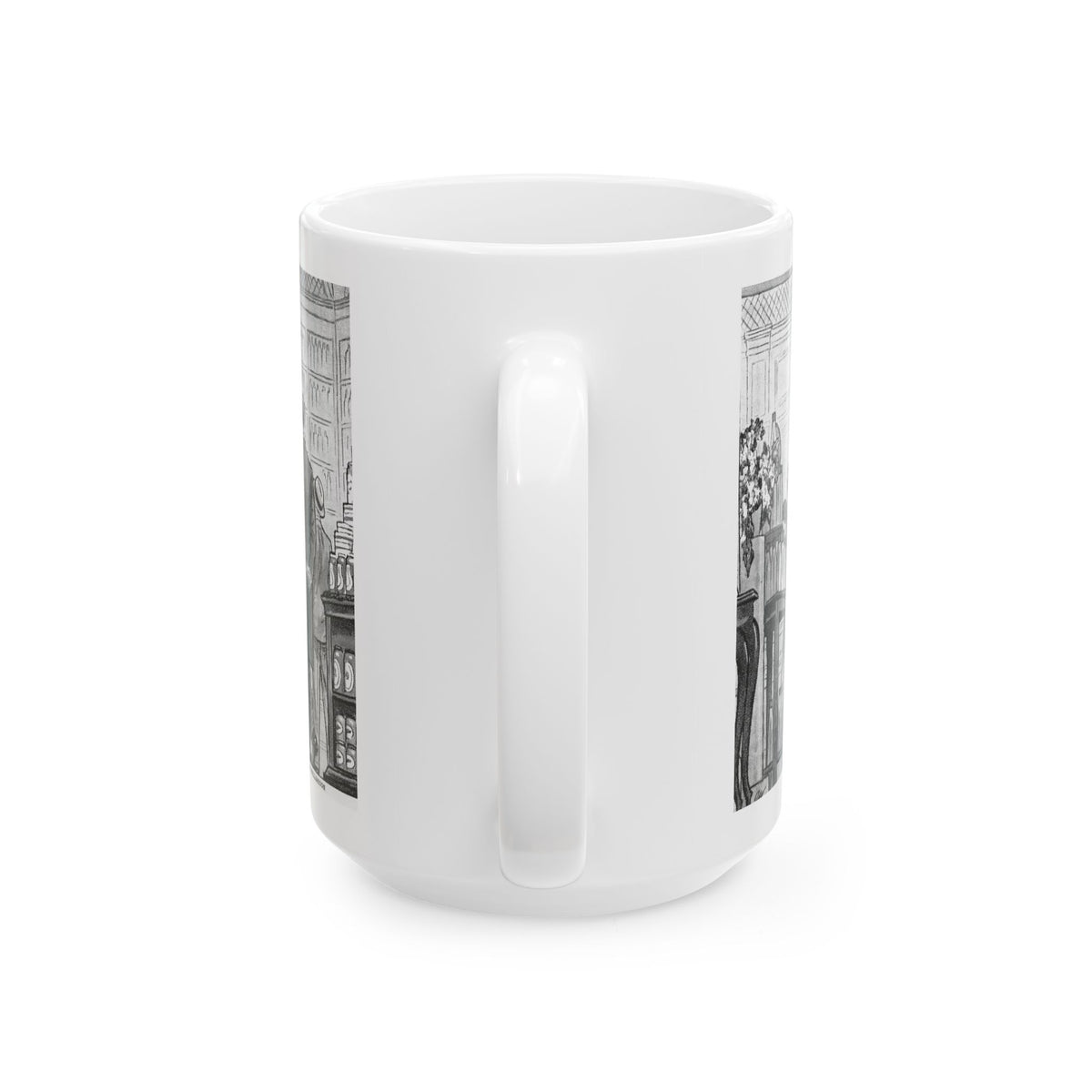Fancy Town (2) - White Coffee Mug