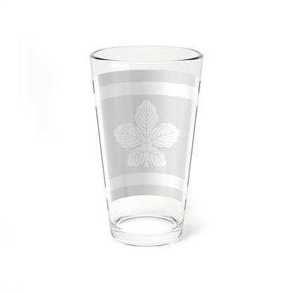 Flag of the Omura Lords of Omura in Hizen Province C (Japan) Pint Glass 16oz