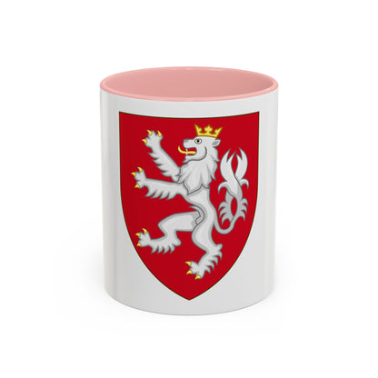 Coat of arms of the House of Luxembourg-Bohemia - Accent Coffee Mug