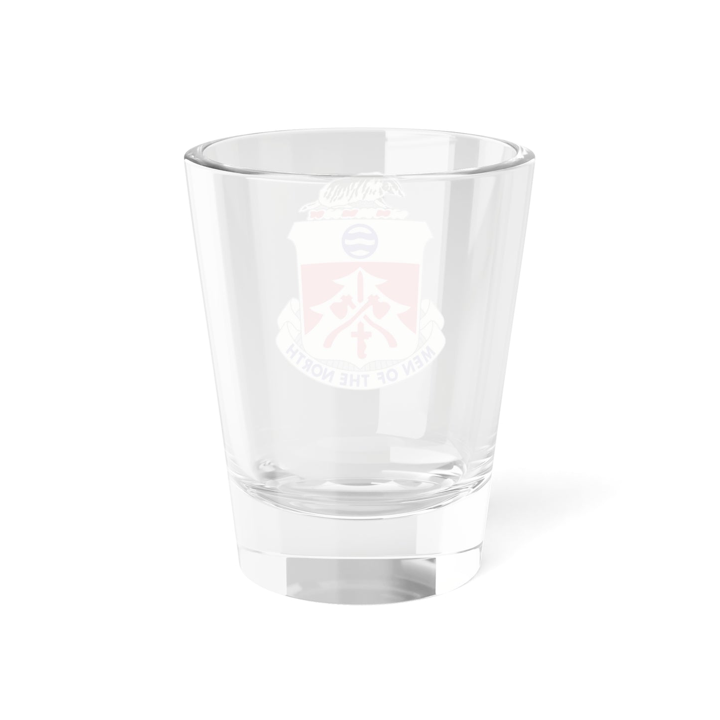 Verre à liqueur du bataillon du génie 724 (armée américaine) 1,5 oz