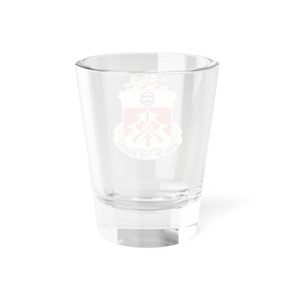 Verre à liqueur du bataillon du génie 724 (armée américaine) 1,5 oz