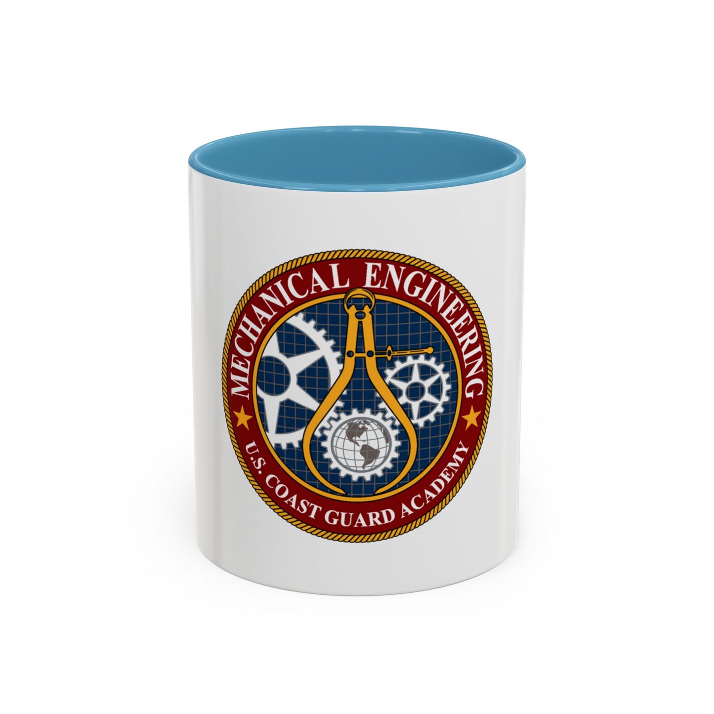 USCG Acad Mech Engineering (U.S. Coast Guard) Accent Coffee Mug
