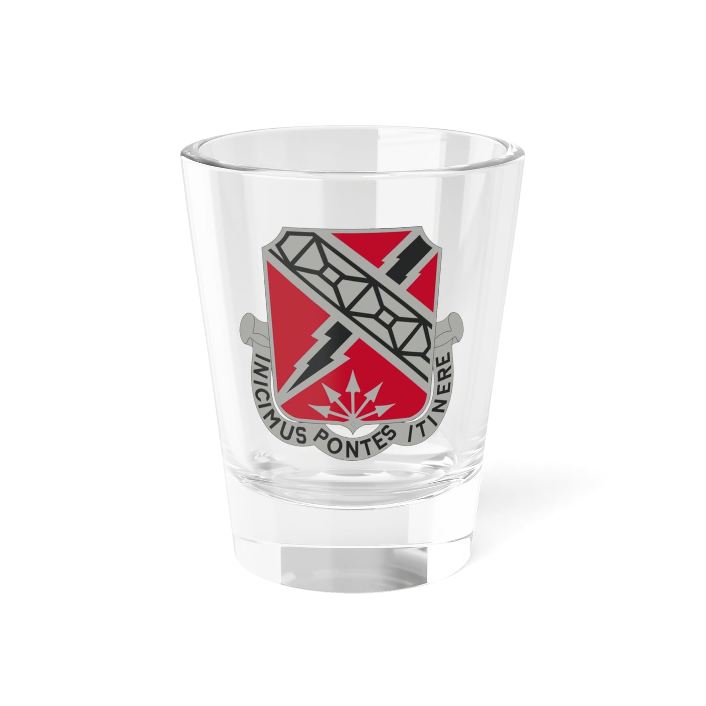 Verre à liqueur du 230e bataillon du génie (armée américaine) 1,5 oz