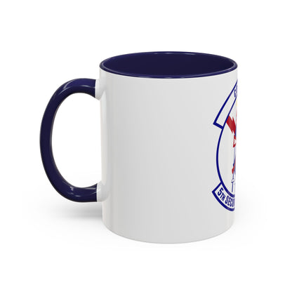 5th Security Forces Squadron (U.S. Air Force) Accent Coffee Mug