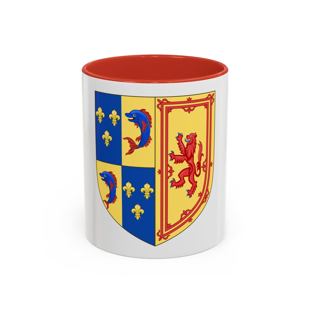 Royal Arms of the Kingdom of Scotland (1558) - Accent Coffee Mug