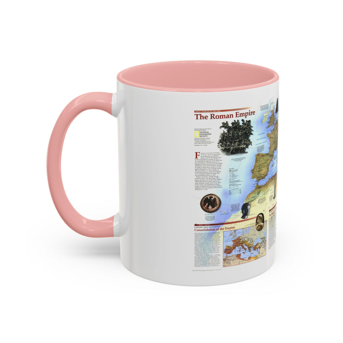 Roman Empire (1997) (Map) Accent Coffee Mug