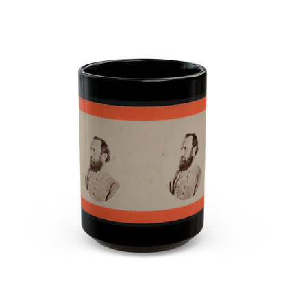 Stonewall Jackson (U.S. Civil War) Black Coffee Mug