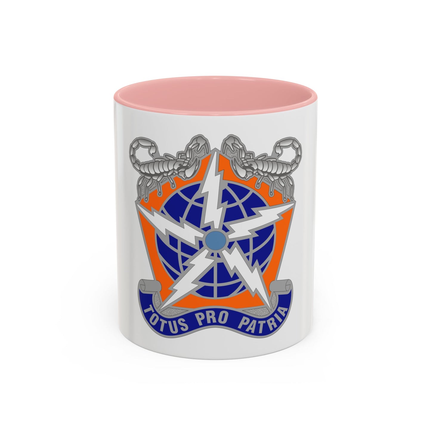 505 Signal Brigade 3 (U.S. Army) Accent Coffee Mug