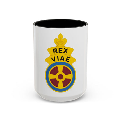 180 Transportation Battalion (U.S. Army) Accent Coffee Mug