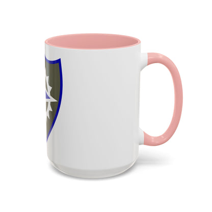 XVI Corps (U.S. Army) Accent Coffee Mug