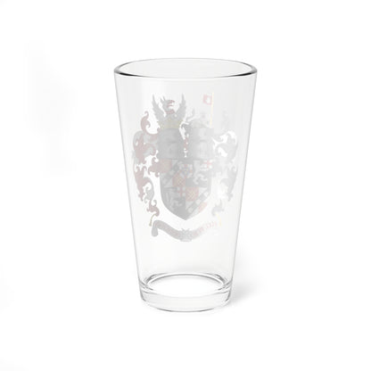 Coat of Arms of Winston Churchill as a Gentleman (United Kingdom) (Coat of Arms) Pint Glass 16oz