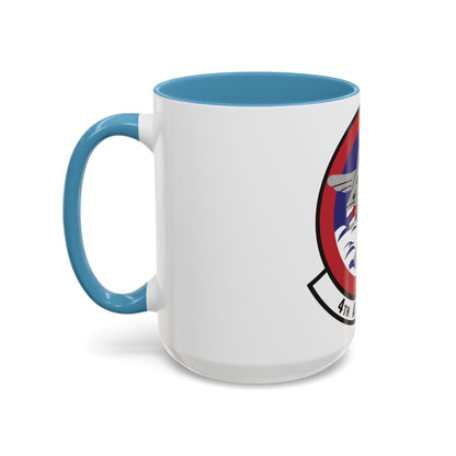 4th Airlift Squadron (U.S. Air Force) Accent Coffee Mug