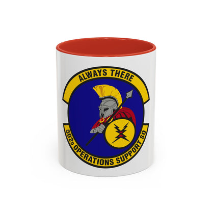 502d Operations Support Squadron (U.S. Air Force) Accent Coffee Mug