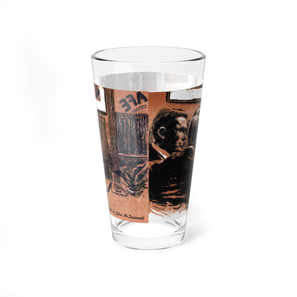 The Champ's Last Stand (1), Blue Book Magazine, March 1947 (Magazine Illustration) Pint Glass 16oz