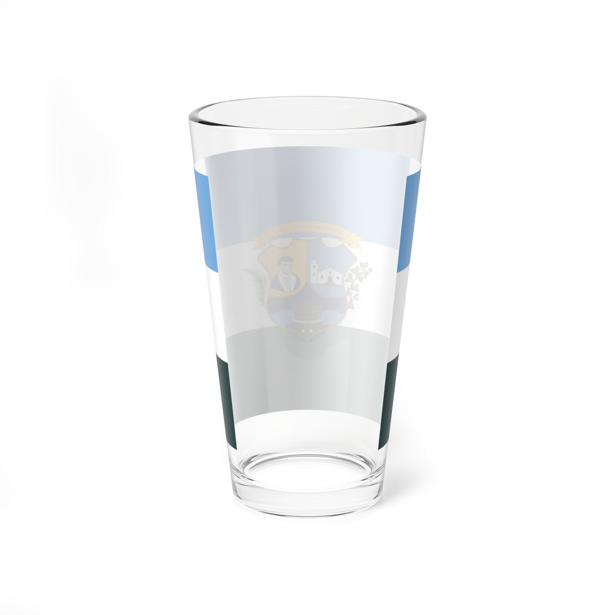 Bandera del Municipio Piritu Anzoategui (Venezuela) Pint Glass 16oz