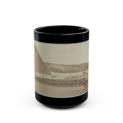 71st New York State Militia At Washington Navy Yard (U.S. Civil War) Black Coffee Mug