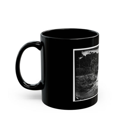 Morris Island, South Carolina. Two Men In Front Of Tent (U.S. Civil War) Black Coffee Mug