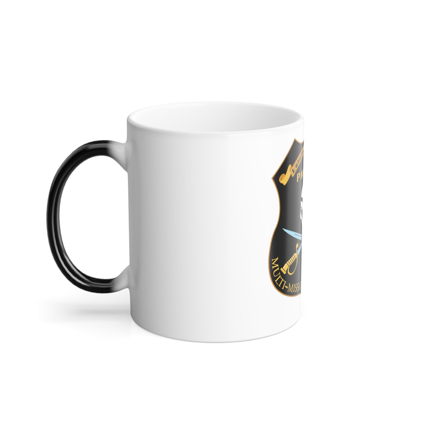PMA 266 NAVAIR Multi Mission Tactical Unmanned Aerial Systems UAS (U.S. Navy) Color Changing Mug 11oz