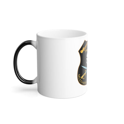 PMA 266 NAVAIR Multi Mission Tactical Unmanned Aerial Systems UAS (U.S. Navy) Color Changing Mug 11oz