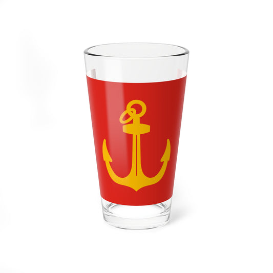 Flag of Ujpest 1941 (Hungary) Pint Glass 16oz