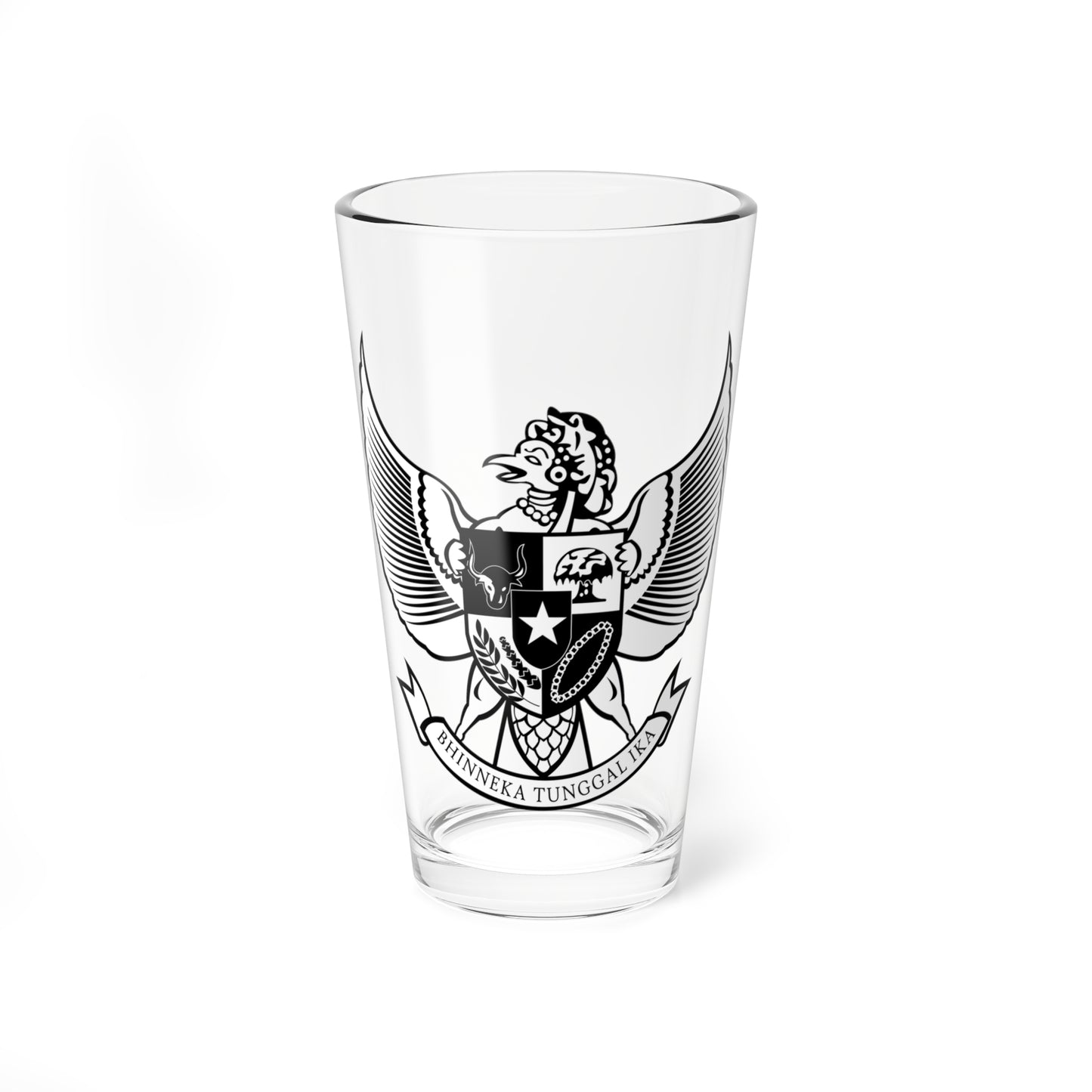Coat of arms of United States of Indonesia (Indonesia) (Coat of Arms) Pint Glass 16oz