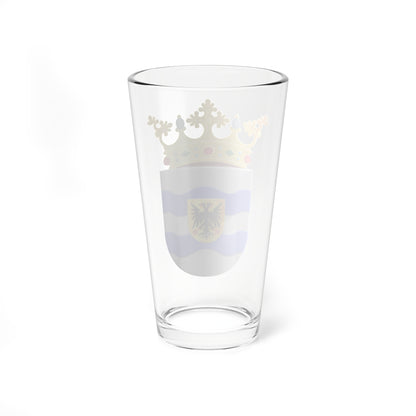 Coat of arms of West Maas en Waal (Netherlands) (Coat of Arms) Pint Glass 16oz
