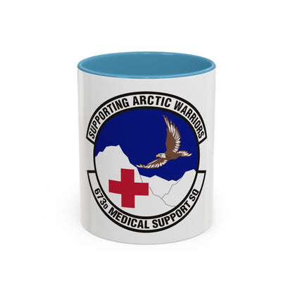 673d Medical Support Squadron (U.S. Air Force) Accent Coffee Mug