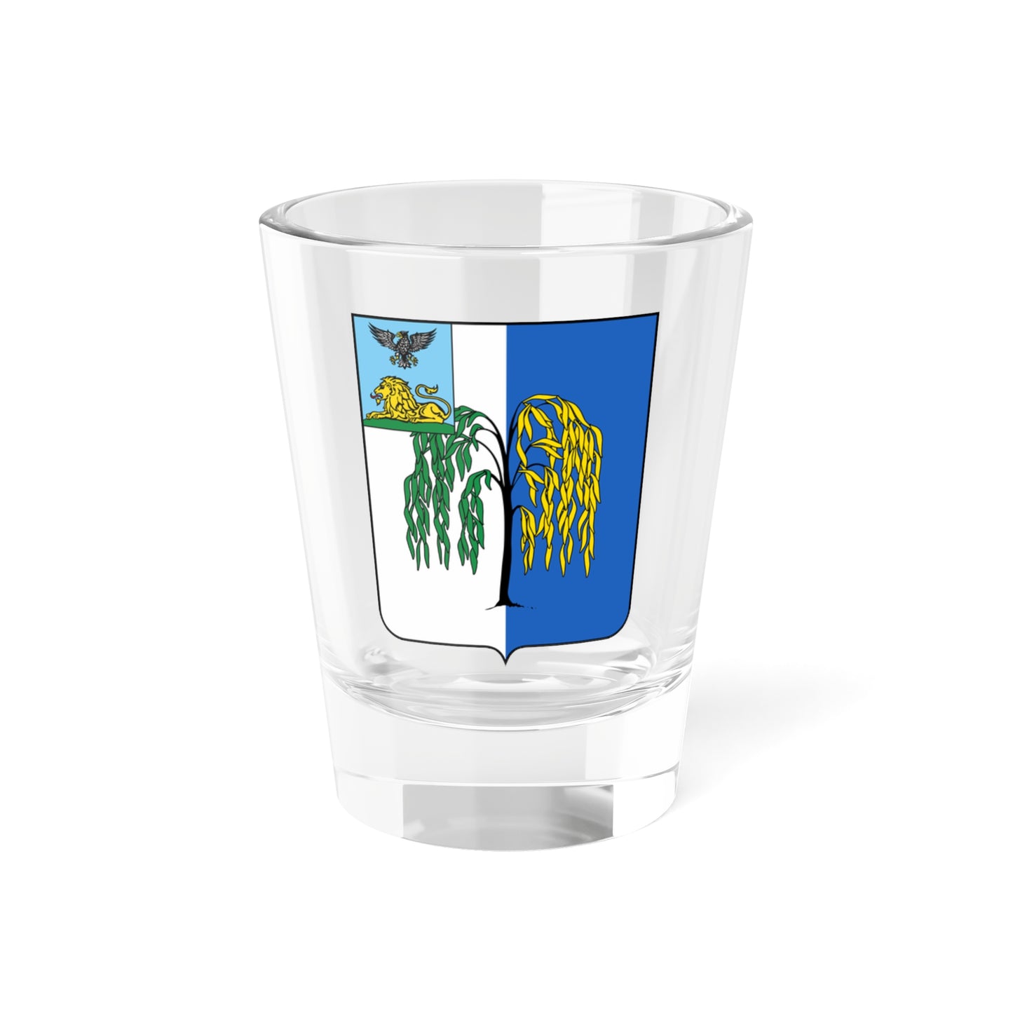 Coat of Arms of Ivnya rayon Belgorod oblast (Russia) (Coat of Arms) Shot Glass 1.5oz