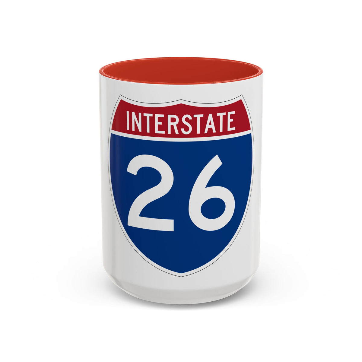 Interstate 26 (U.S. Highways) Accent Coffee Mug
